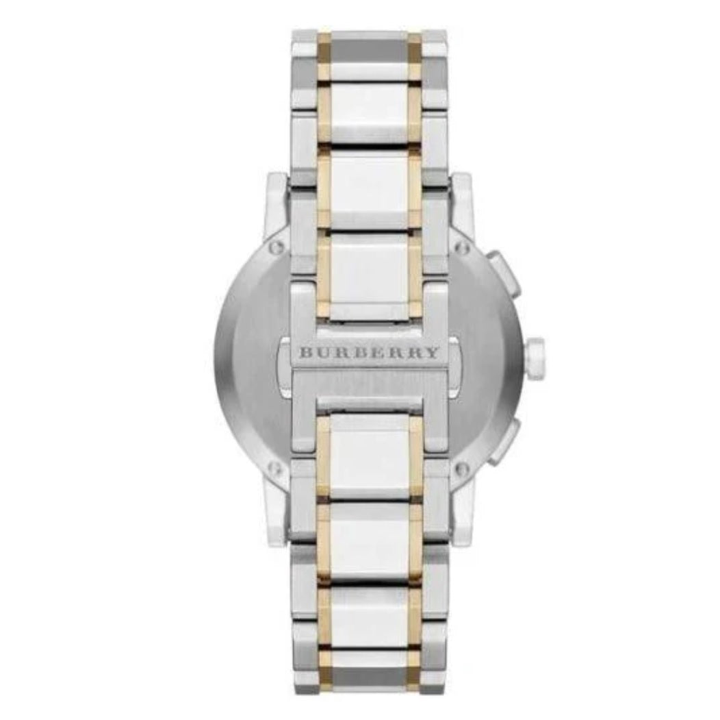 Back case of Burberry BU9751 The City Collection stainless steel watch