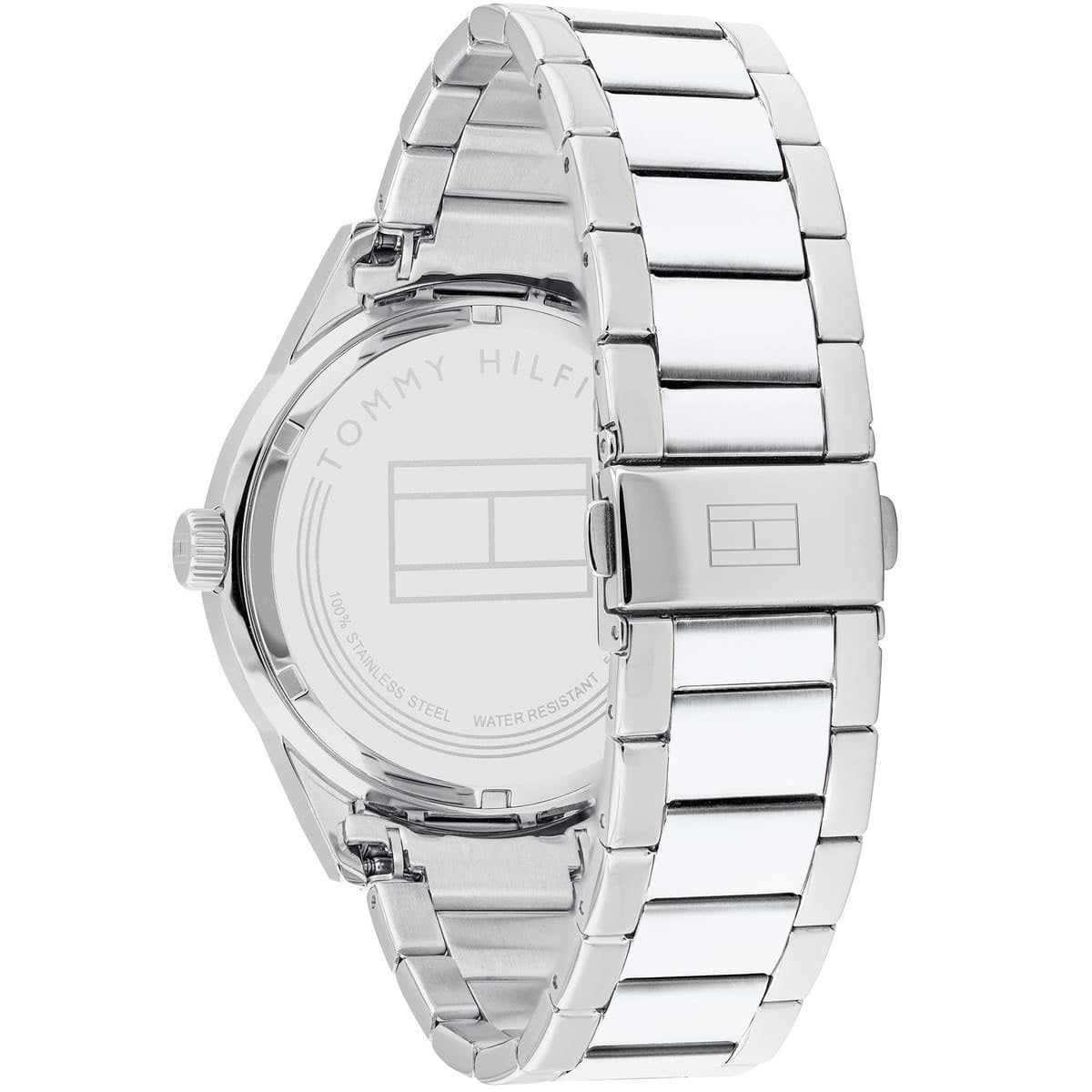 Tommy Hilfiger 1791640 stainless steel clasp and silver bracelet detail