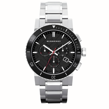 Front view of Burberry Mens Watch BU9380