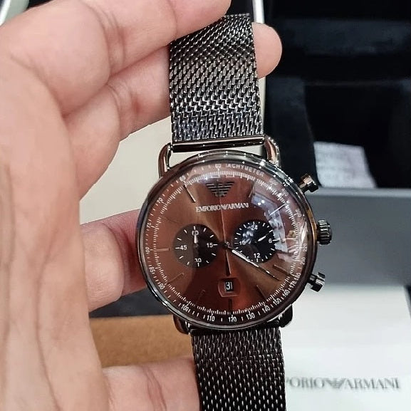 Emporio Armani AR11141 Men's Aviator Chronograph Watch – Watch The