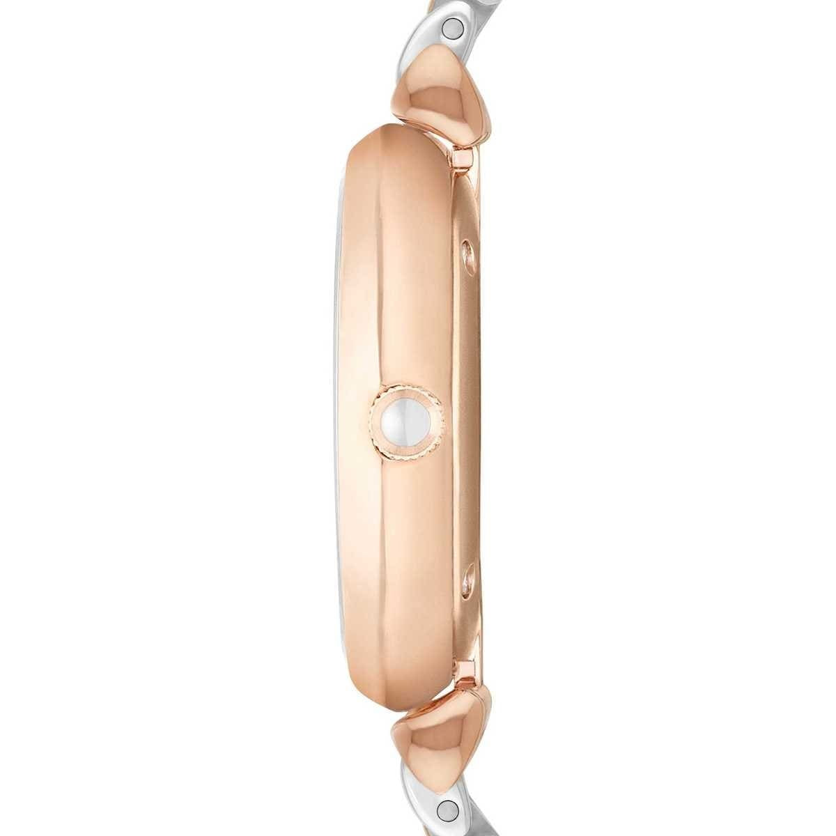 Side profile of Emporio Armani AR1683 Gianni T-Bar women’s watch