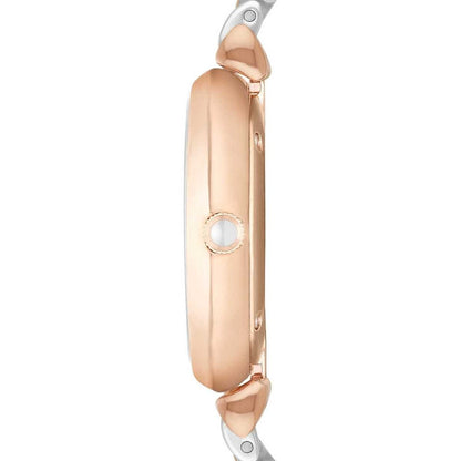 Side profile of Emporio Armani AR1683 Gianni T-Bar women’s watch