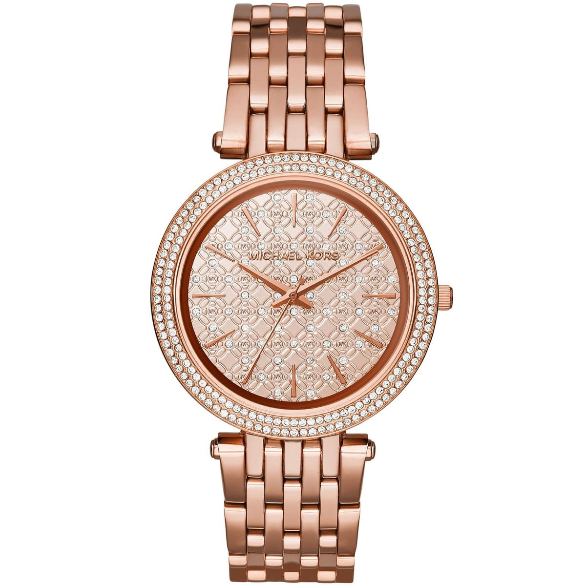 Mk3397 Michael Kors MK3399 - Darci Women's Rose Gold Diamond Style – Watch The ...